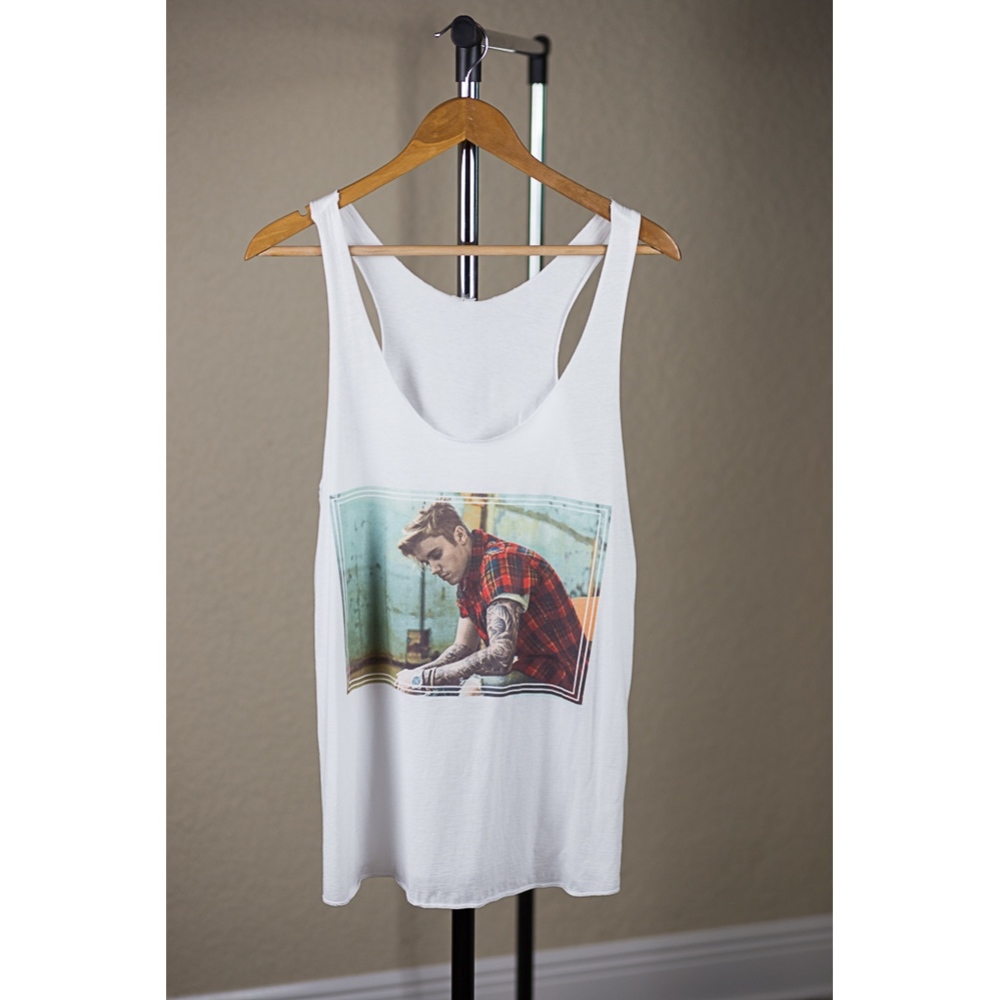 NWT Justin Bieber Hot Topic Muscle Tee - Size XL